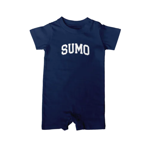 SUMO カレッジロゴTシャツ ロンパース