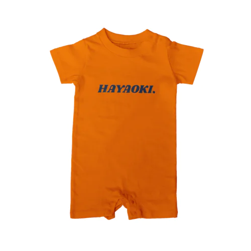 HAYAOKI.ロゴグッズ Rompers