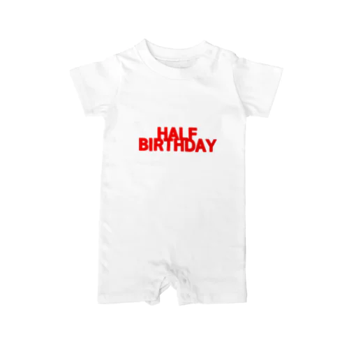 ハーフバースデー　HALF BIRTHDAY Rompers