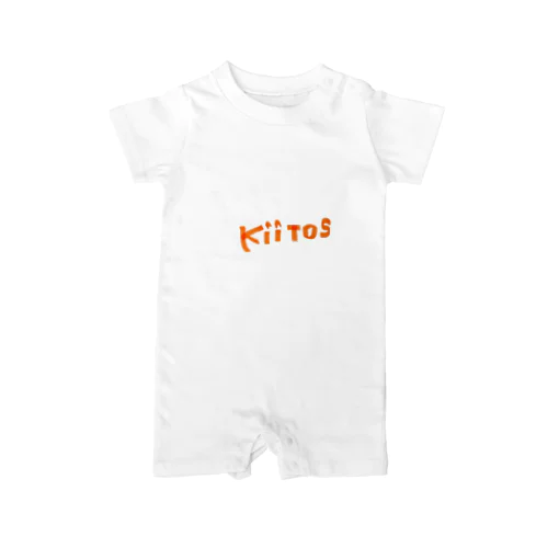 kiitos orange Rompers