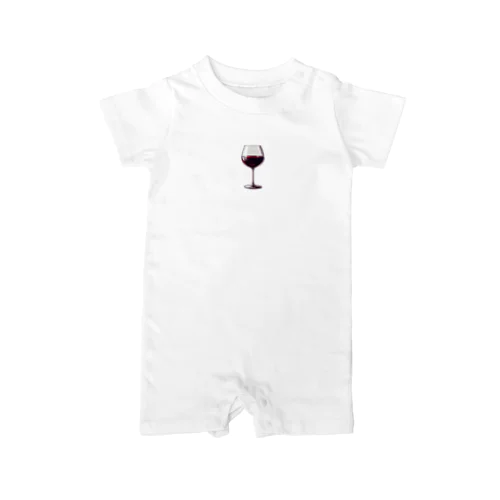 ワイン好き専用Tシャツ ロンパース