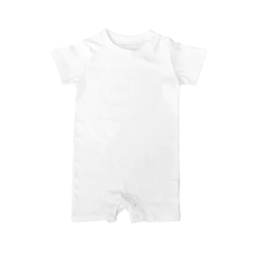 しけ丸 ロゴ(White) Rompers