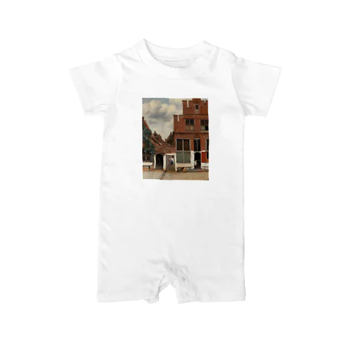 小路 / フェルメール (View of Houses in Delft (The little Street) 1658) Rompers