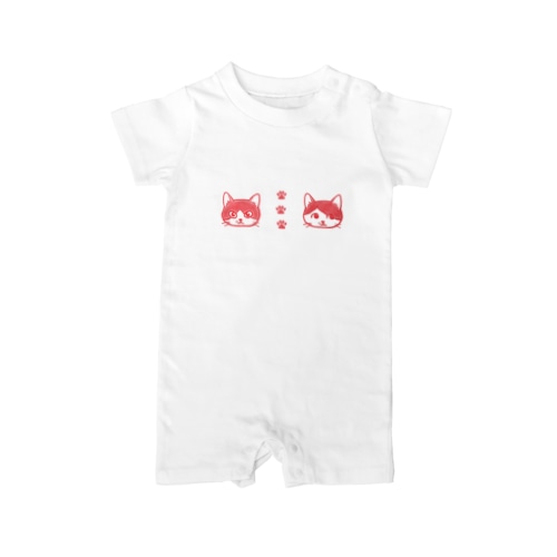ねこねこ兄妹 Rompers