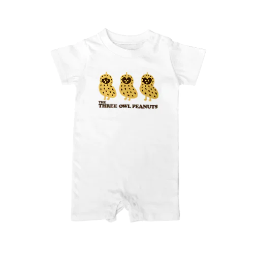 【THE THREE OWL PEANUTS】 Rompers