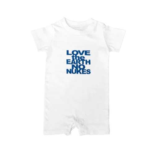 Baby LOVE the EARTH NO NUKES Rompers