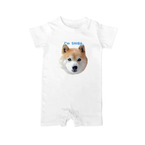 I'm SHIBA. ロンパース