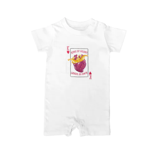 King of heart Rompers