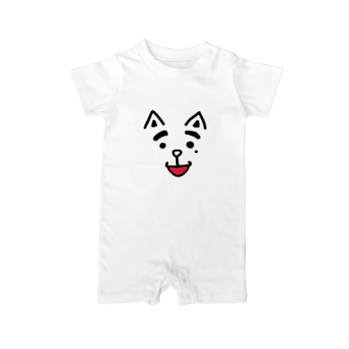 ほくろいぬ Rompers