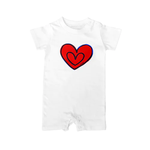  Love heart Rompers