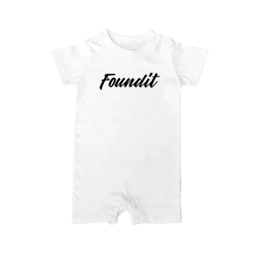 Foundit Logo (black) ロンパース