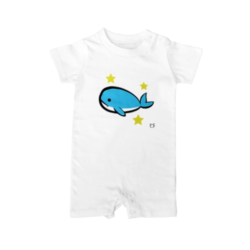 そらとぶ　くじら Rompers