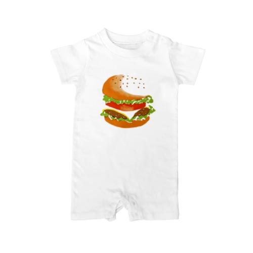 ハンバーガー Rompers