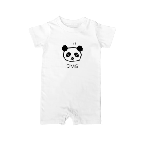 OMG-panda （オーマイガー！パンダ） Rompers