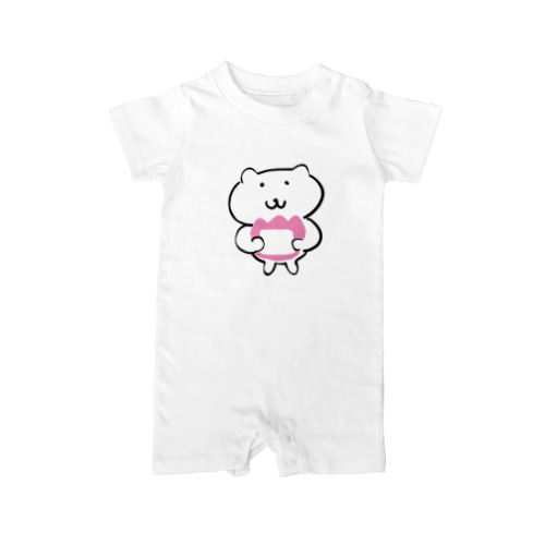 名札にゃんこ Rompers