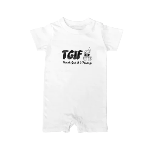 スラングT "TGIF" ロンパース