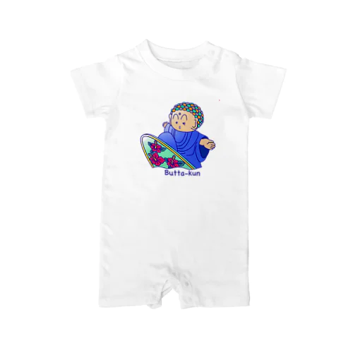 surf Butta-kun(blue) Rompers