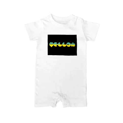 mellow yellowロゴ Rompers