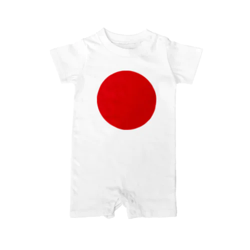 日本 JAPAN 国旗 日の丸 赤丸 Rompers