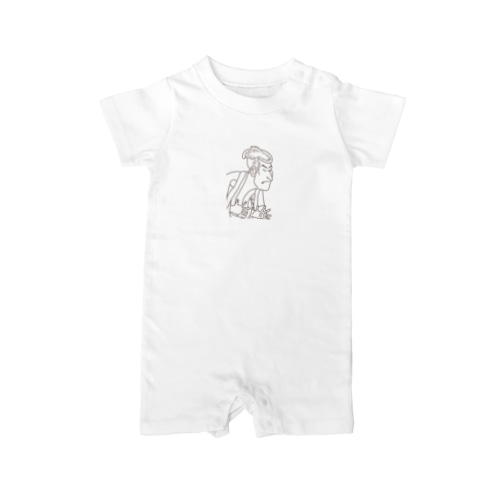 しゃらくん。線画バージョン Rompers