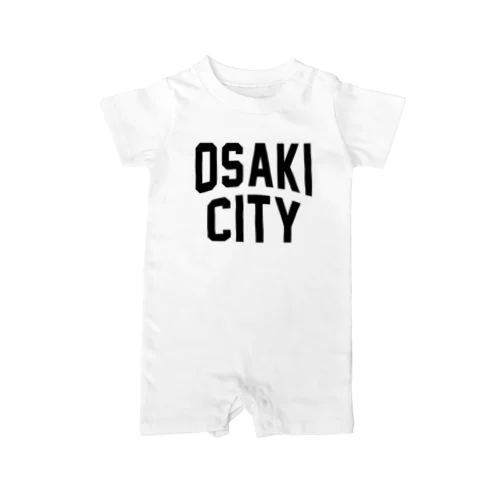 大崎市 OSAKI CITY　ロゴブラック Rompers