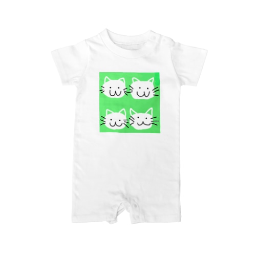 四つ子の猫 Rompers