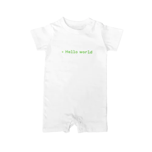 Hello_worldTシャツ Rompers