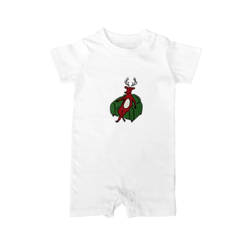 鹿がソファに座る Rompers