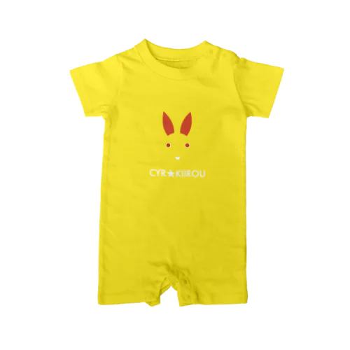 COOL YELLOW RABBIT ☆ KIIROU ロンパース