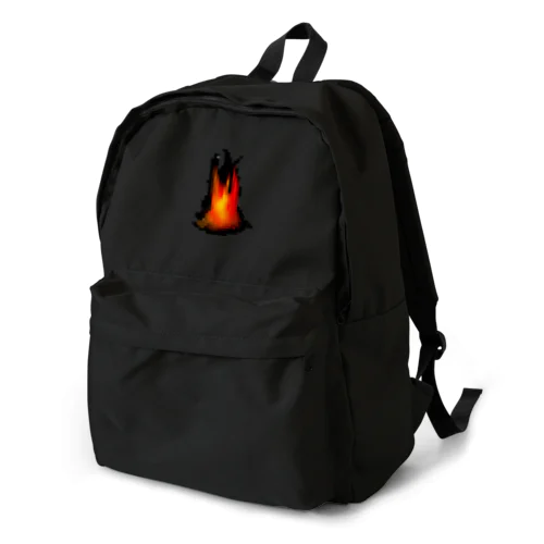 焚き火のピクセルアート Backpack