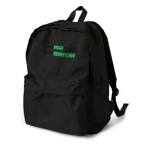 THE MAP IS NOT THE TERRITORY Backpack