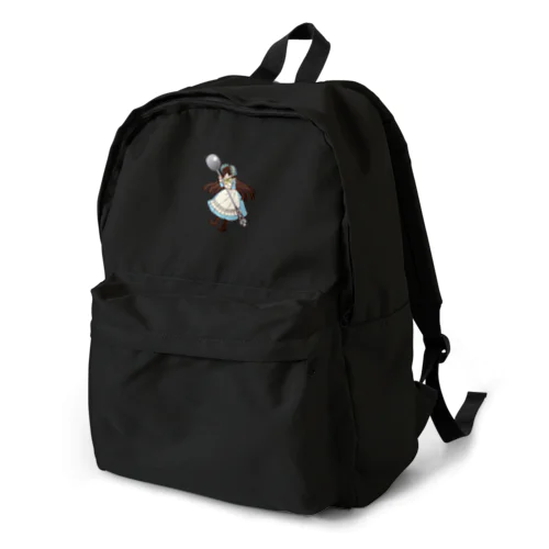 ティースプーンを持った小さな女の子7 Backpack