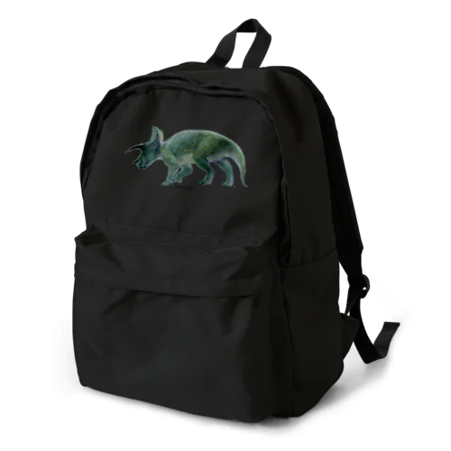 Triceratops prorsus(トリケラトプス ・プロルスス)着彩画 Backpack