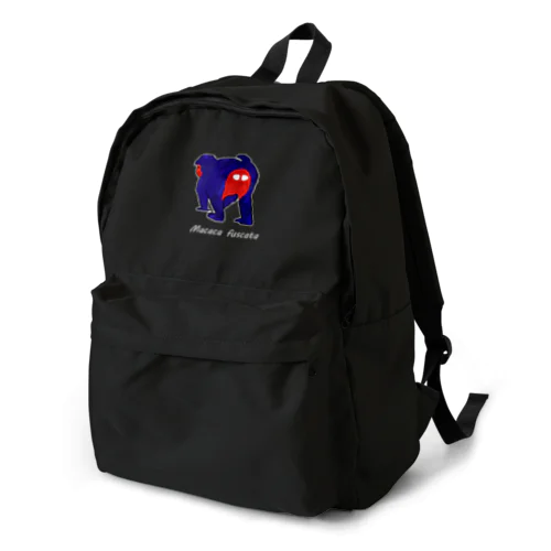 Japanese macaque（deep color） Backpack