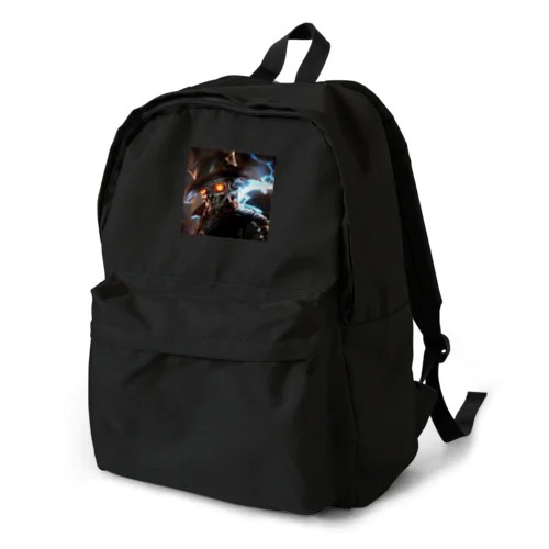 Smoking horror night metallic Backpack