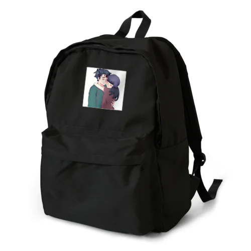 抱き合う二人 Backpack