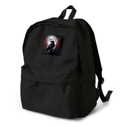 ドット絵のホラーなカラス Backpack