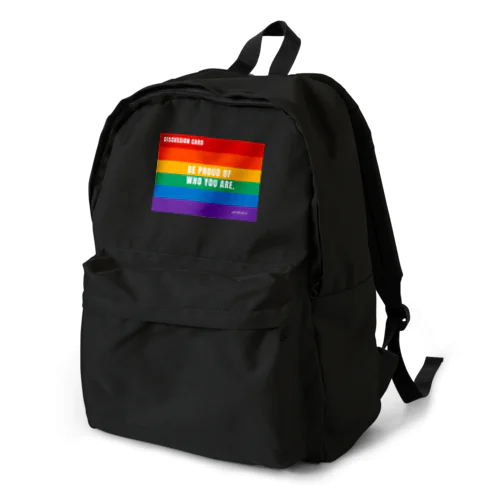 BE PROUD OF WHO YOU ARE. ジェンダーバイアスに気づこう Backpack