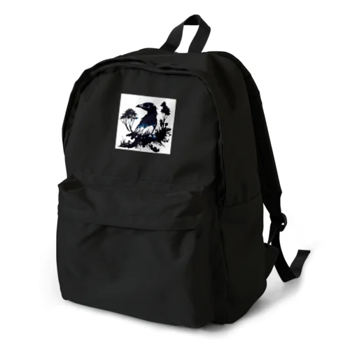 墨絵シリーズ「鴉」 Backpack