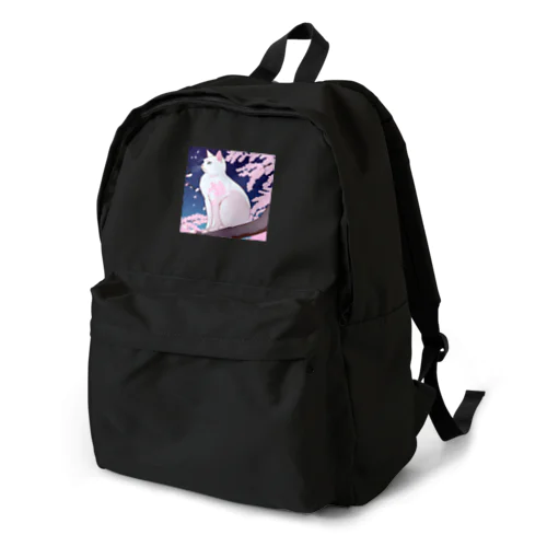 白猫　夜 Backpack