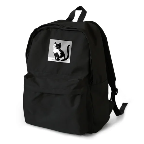 白黒猫 Backpack