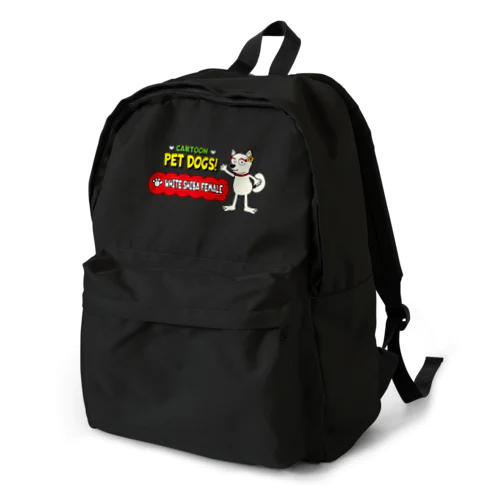 【1107F】C･PETDOGS『White Shiba Female』リュック Backpack