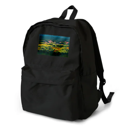 色彩豊かな自然風景 Backpack