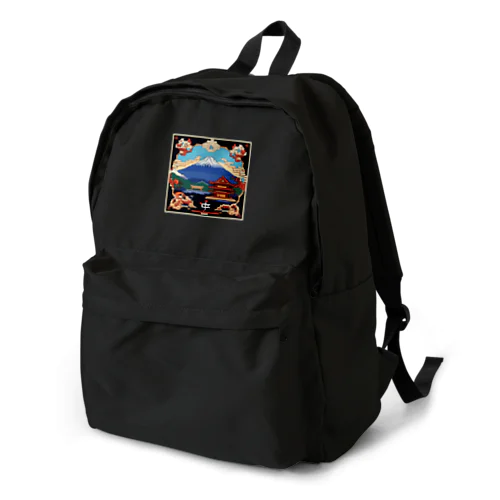 全体運‐富士山ドット絵 Backpack