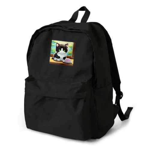 お餅と白黒猫 Backpack