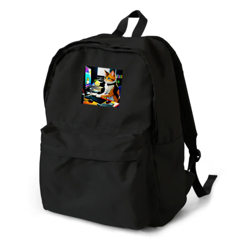 サイバーパンク風PCネコ Backpack