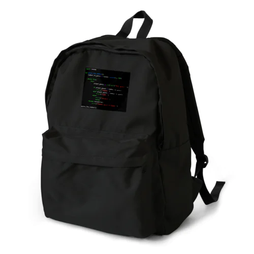 プログラミングコード Backpack