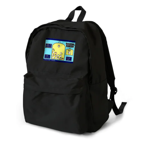 ドット絵　文鳥　パズルゲーム風　Tシャツ　デジタル文鳥　デジタルブンチョウ Backpack