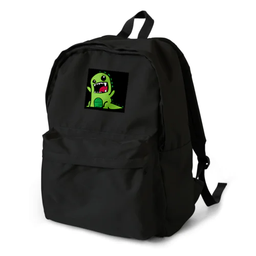 ガチャピン風の恐竜 Backpack