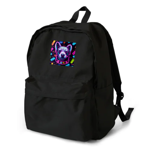 neon dog Backpack